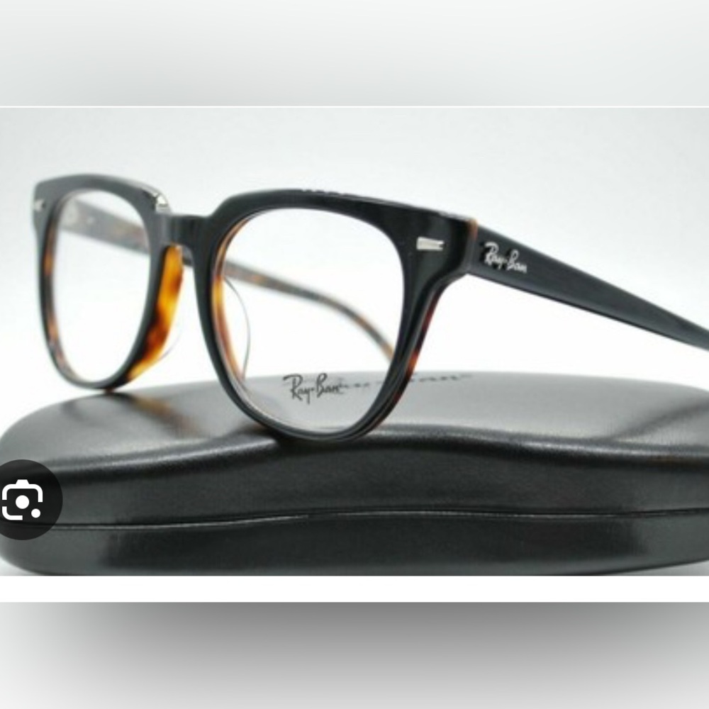 Ray-Ban Black and Tortoise Glasses